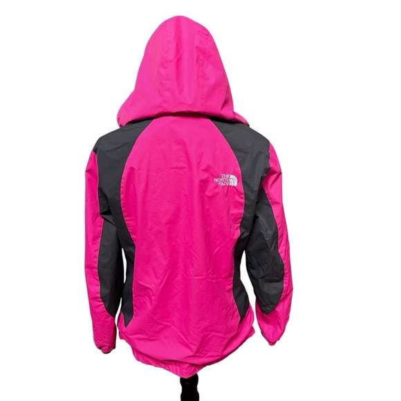 The North Face Fuchsia and Charcoal Hooded Jacket Women’s Small - Picture 5 of 10